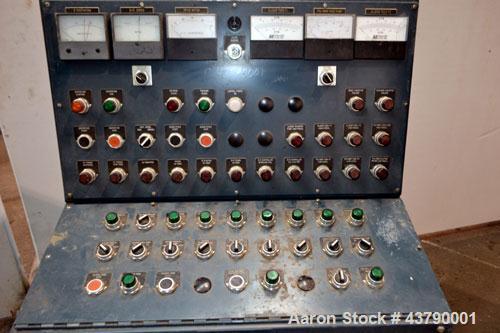 Used Sharples PM-30000 Super-D-Canter Centrifuge. 316 Stainless steel construction (product contact areas), maximum bowl speed 4000 rpm, 4-1/4” single lead conveyor with sintered tungsten carbide wea...