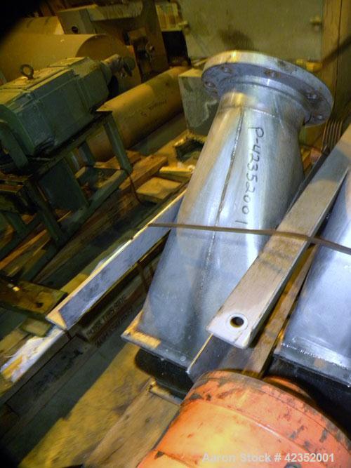 Used Sharples PM-35000 Super-D-Canter Centrifuge, 316 Stainless Steel Construction (product contact area), maximum bowl speed 3250 rpm, single lead conveyor with sintered tungsten carbide wear protec...