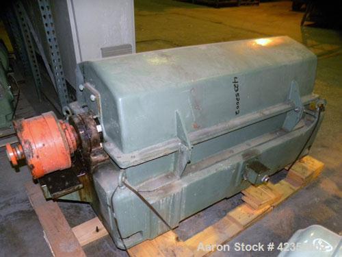 Used Sharples PM-35000 Super-D-Canter Centrifuge, 316 Stainless Steel Construction (product contact area), maximum bowl speed 3250 rpm, single lead conveyor with sintered tungsten carbide wear protec...