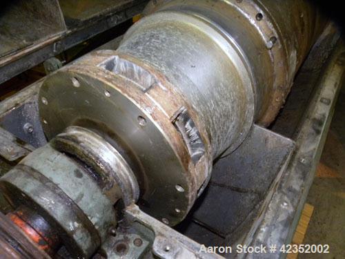 Used Sharples PM-35000 Super-D-Canter Centrifuge, 316 Stainless Steel Construction (product contact area), maximum bowl speed 3250 rpm, single lead conveyor with sintered tungsten carbide wear protec...