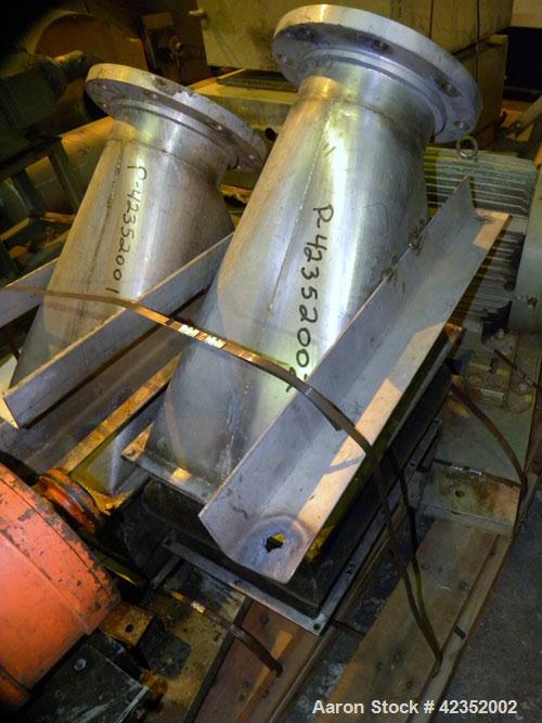 Used Sharples PM-35000 Super-D-Canter Centrifuge, 316 Stainless Steel Construction (product contact area), maximum bowl speed 3250 rpm, single lead conveyor with sintered tungsten carbide wear protec...