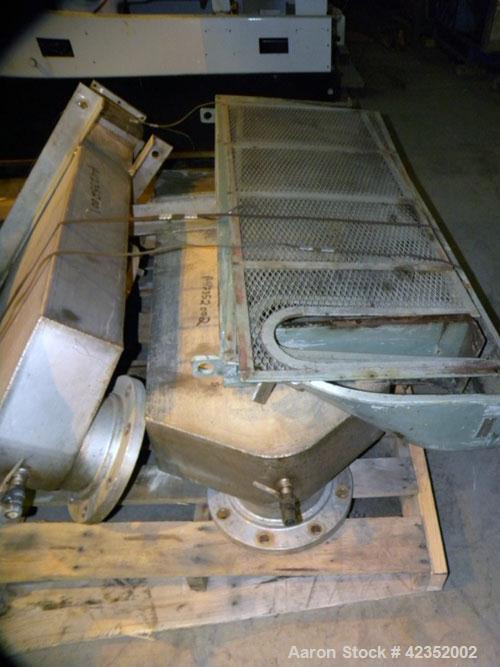 Used Sharples PM-35000 Super-D-Canter Centrifuge, 316 Stainless Steel Construction (product contact area), maximum bowl speed 3250 rpm, single lead conveyor with sintered tungsten carbide wear protec...