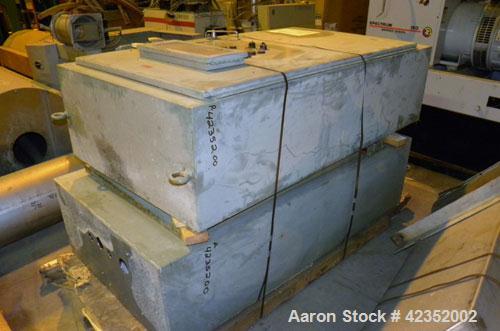 Used Sharples PM-35000 Super-D-Canter Centrifuge, 316 Stainless Steel Construction (product contact area), maximum bowl speed 3250 rpm, single lead conveyor with sintered tungsten carbide wear protec...