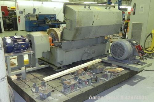 Used Sharples PM-35000 (Type RR-392) Super-D-Canter Centrifuge System. Driven by a 30 HP, 3/60/460 Volt, 1755 RPM motor. 10 HP backdrive motor. Includes a control panel with an Allen Bradley Panelvie...