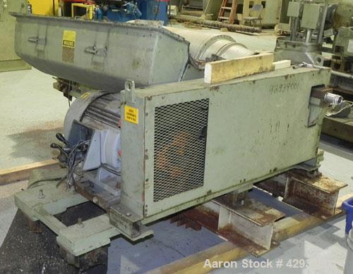 Used Sharples PM-35000 Super-D-Canter Centrifuge, Type PR392-485448, 316 Stainless Steel Construction (Product Contact Areas). Max bowl speed 3250 RPM, base, casing w/fiberglass top cover, gearbox. 7...