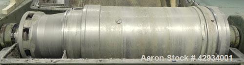Used Sharples PM-35000 Super-D-Canter Centrifuge, Type PR392-485448, 316 Stainless Steel Construction (Product Contact Areas). Max bowl speed 3250 RPM, base, casing w/fiberglass top cover, gearbox. 7...