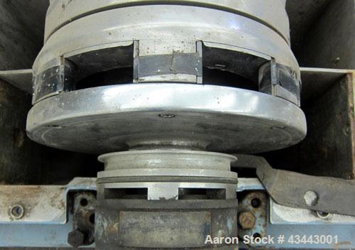 Used Sharples PM-35000 Super- D-Canter Centrifuge . Stainless steel construction (product contact areas), max bowl speed 3150 rpm, 360 degree solids discharge ports with sintered tungsten carbide wea...
