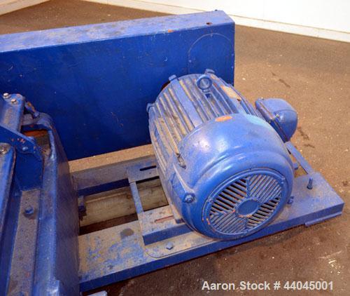 Used Sharples PM-35000 Super-D-Canter Centrifuge, 316 stainless steel construction on product contact areas.  Max bowl speed 3250 rpm, 5" single lead quasi-axial conveyor with sintered tungsten carbi...