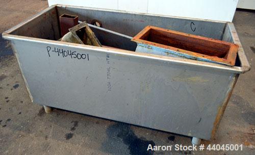 Used Sharples PM-35000 Super-D-Canter Centrifuge, 316 stainless steel construction on product contact areas.  Max bowl speed 3250 rpm, 5" single lead quasi-axial conveyor with sintered tungsten carbi...