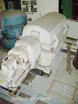 USED: Sharples PM35000 Super-D-Canter centrifuge. Stainless steel construction on product contact areas. Max bowl speed 3250 rpm, 360 degree solids discharge ports with STC wear liners, 5" single lea...