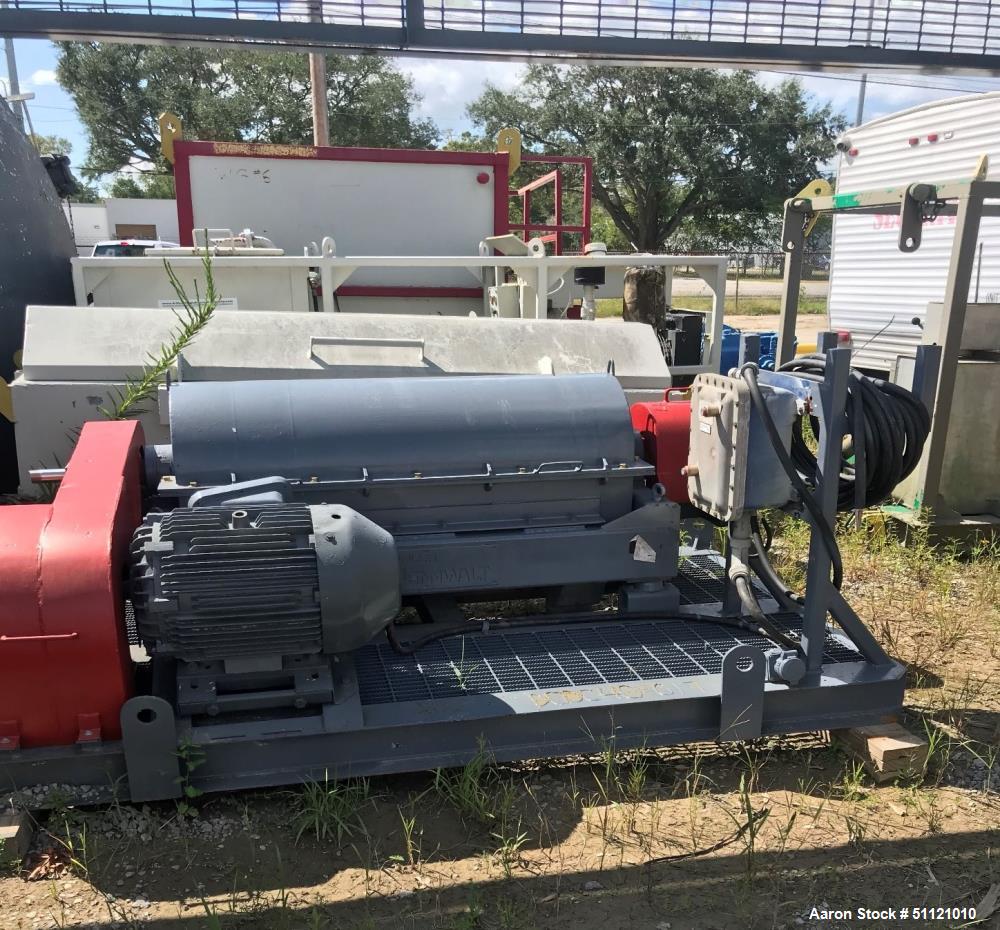 Used Alfa Laval / Sharples PM-35000 Super-D-Canter Centrifuge; 316 Stainless Steel Construction; 14x48 Bowl; 3150 RPM Maximum Bowl Speed; Approximately 115" L x 40" W x 18" H; 4916 lbs. Reported to b...