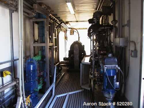 USED: Sharples PM-35000 Super-D-Canter centrifuge, stainless steel construction on product contact areas. Max bowl speed 3250 rpm, casing, stand/base, approximate 40 hp main inline drive motor, eddy ...