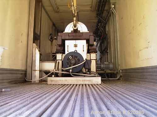 USED: Sharples PM-35000 Super-D-Canter centrifuge, stainless steel construction on product contact areas. Max bowl speed 3250 rpm, casing, stand/base, approximate 40 hp main inline drive motor, eddy ...