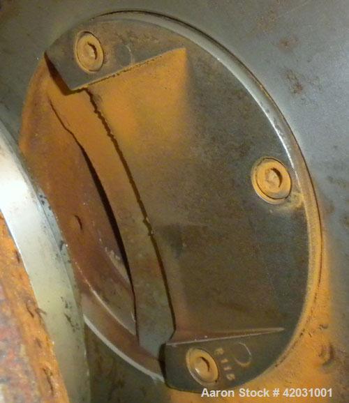 Used Sharples PM-38000 Super-D-Canter Centrifuge, 316 Stainless Steel Construction On Product Contact Areas. Maximum bowl speed 4000 RPM, 110 MM single lead conveyor with STC tiles, single row lined ...