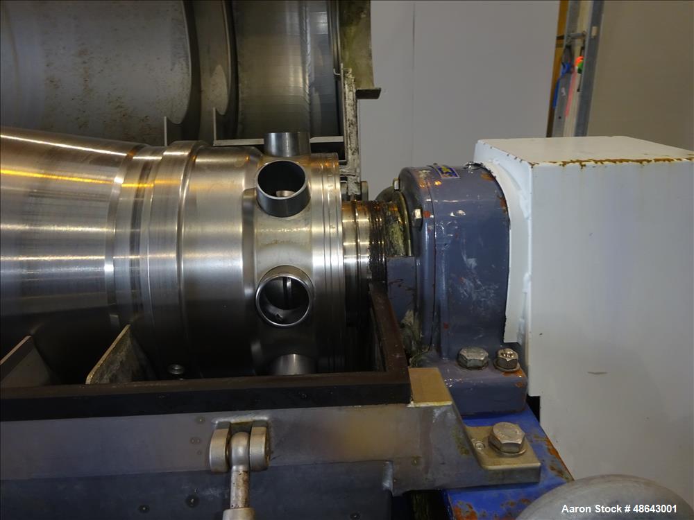 Used Sharples PM-38000 / Alfa Laval NX-418 Super-D Decanter Centrifuge.