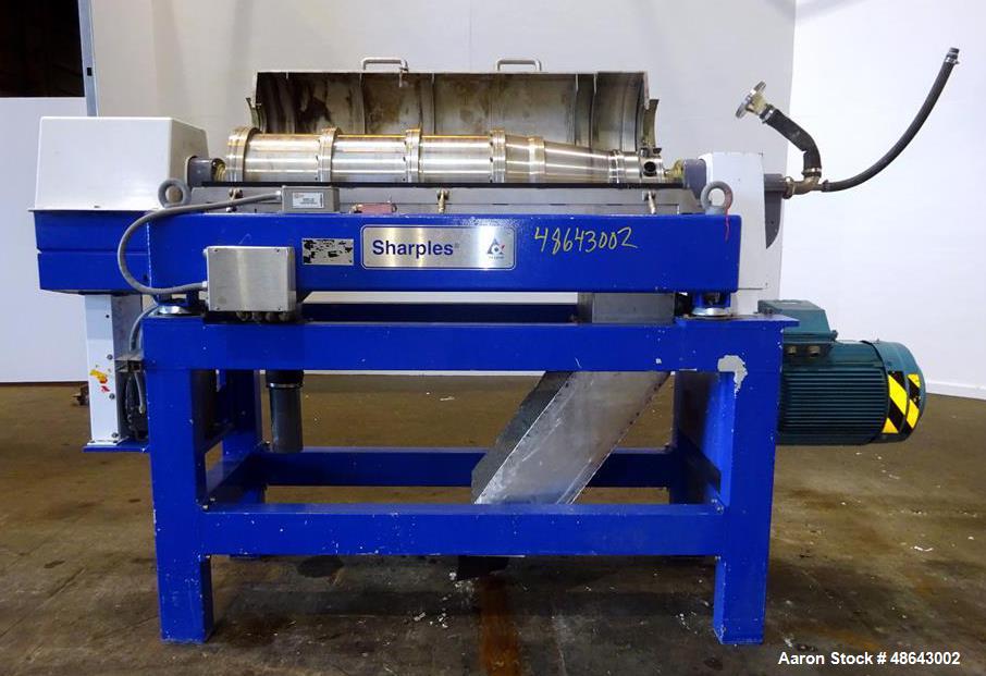 Used Sharples PM-38000 / Alfa Laval NX-418 Super-D Decanter Centrifuge.