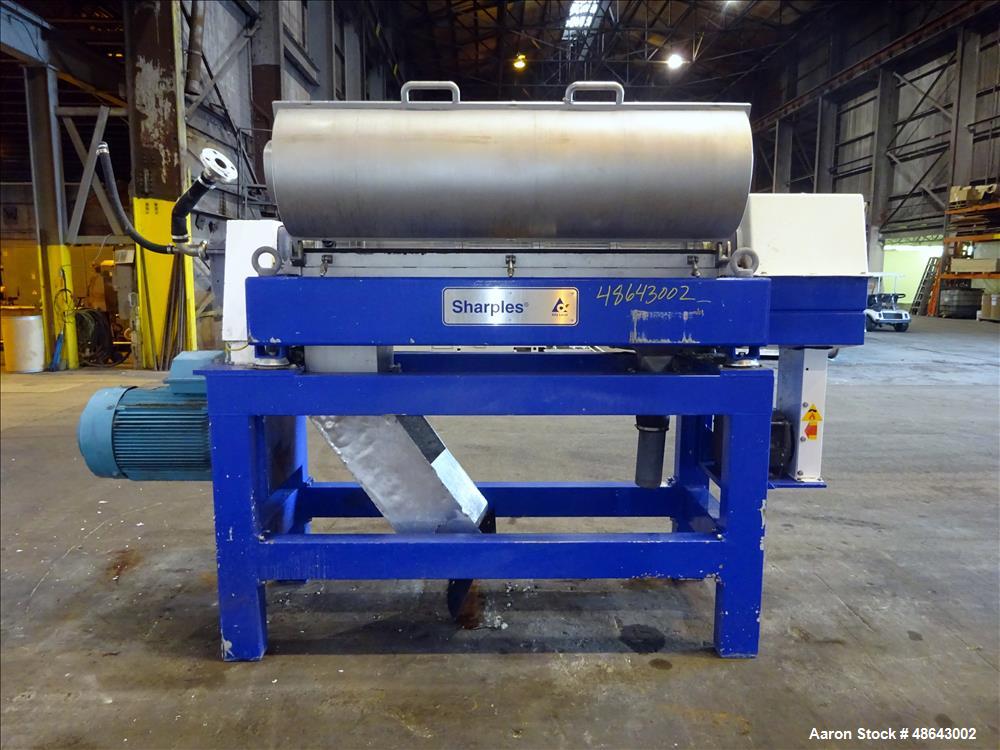Used Sharples PM-38000 / Alfa Laval NX-418 Super-D Decanter Centrifuge.