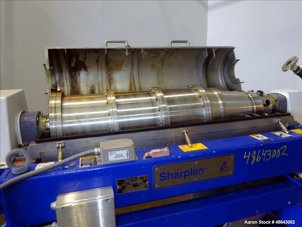 Used Sharples PM-38000 / Alfa Laval NX-418 Super-D Decanter Centrifuge.