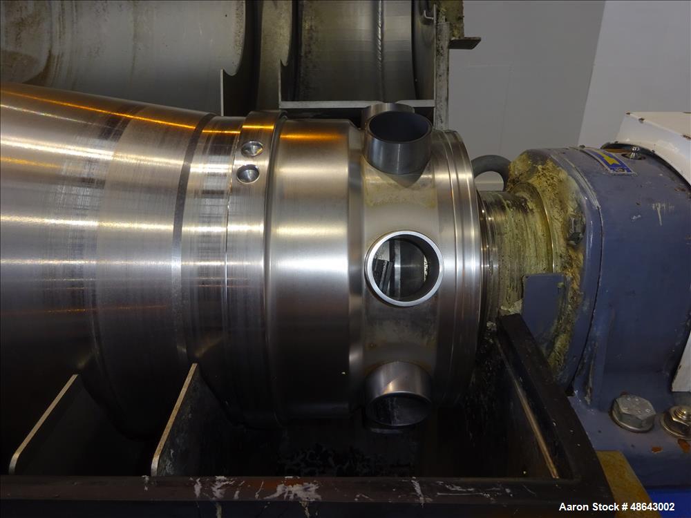 Used Sharples PM-38000 / Alfa Laval NX-418 Super-D Decanter Centrifuge.