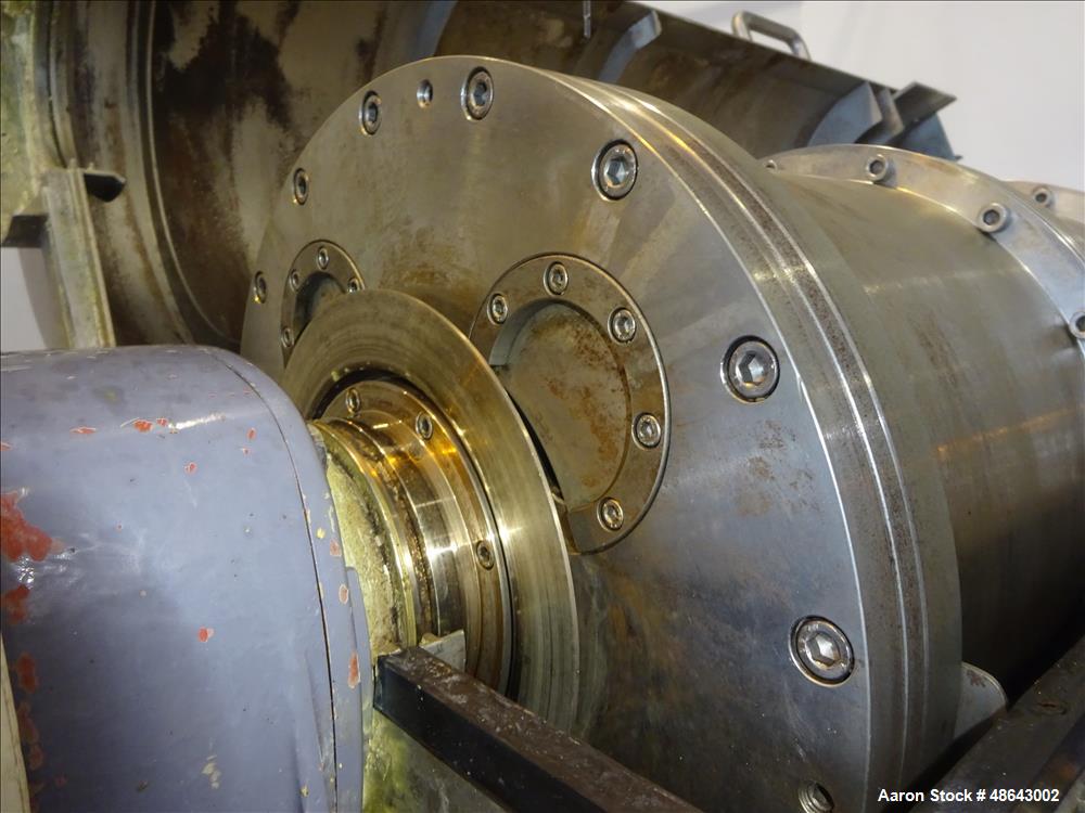 Used Sharples PM-38000 / Alfa Laval NX-418 Super-D Decanter Centrifuge.