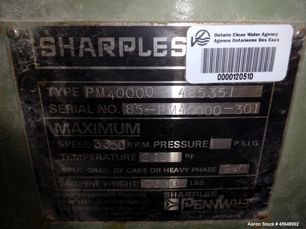 Sharples PM Super-D-Canter Centrifuge