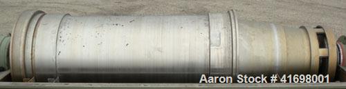 Used Sharples PM-55000 Super-D-Canter Centrifuge, 317 Stainless Steel Construction (Product Contact Areas). Maximum bowl speed 2850 RPM, 8 1/2" single lead conveyor with sintered tungsten carbide wea...