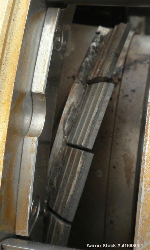 Used Sharples PM-55000 Super-D-Canter Centrifuge, 317 Stainless Steel Construction (Product Contact Areas). Maximum bowl speed 2850 RPM, 8 1/2" single lead conveyor with sintered tungsten carbide wea...