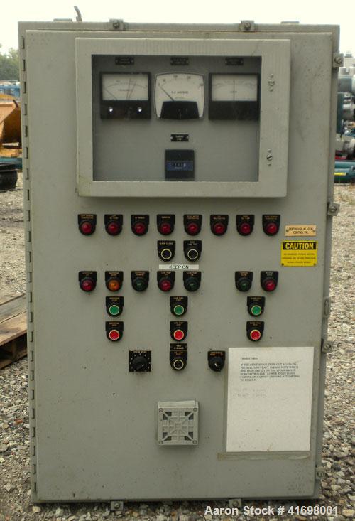 Used Sharples PM-55000 Super-D-Canter Centrifuge, 317 Stainless Steel Construction (Product Contact Areas). Maximum bowl speed 2850 RPM, 8 1/2" single lead conveyor with sintered tungsten carbide wea...