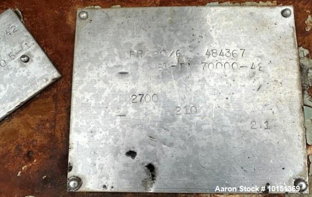 Used Alfa Laval / Sharples PM-70000 Super-D-Canter Solid bowl Decanter Centrifuge
