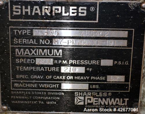 Used Sharples Super-D-Canter Centrifuge, PM-75000