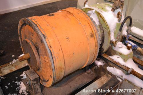 Used Sharples PM-75000 Super-D-Canter Centrifuge. 316/317 Stainless steel construction on product contact areas. Maximum bowl speed 2600 rpm, 360 degree solid discharge ports with STC liners, 10" sin...