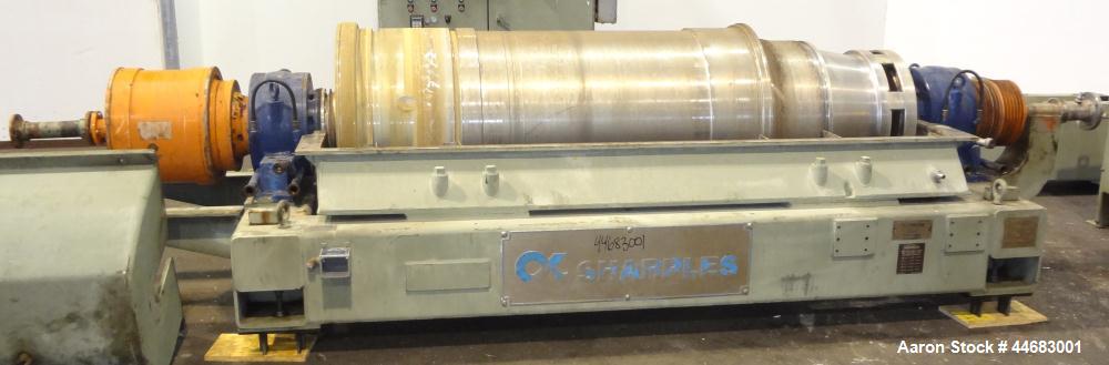 Used Stainless Steel Sharples Super-D-Canter Centrifuge, PM-75000 