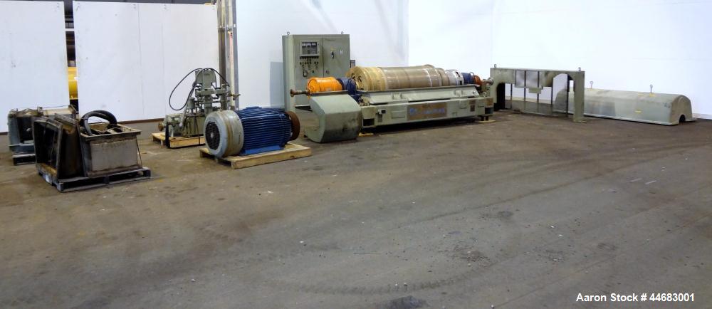 Used Stainless Steel Sharples Super-D-Canter Centrifuge, PM-75000 