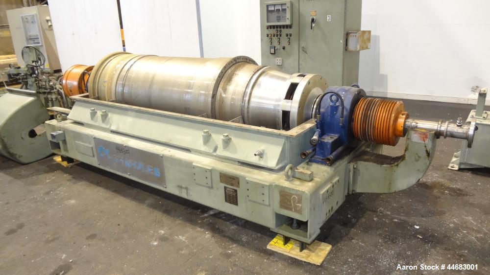 Used Stainless Steel Sharples Super-D-Canter Centrifuge, PM-75000 