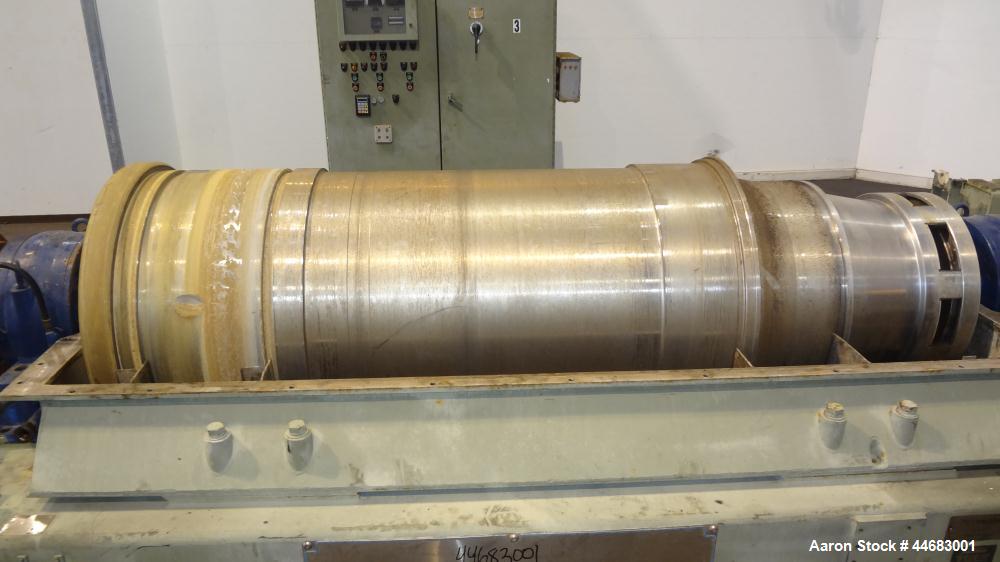 Used Stainless Steel Sharples Super-D-Canter Centrifuge, PM-75000 