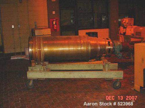 USED: Sharples PM-75000 Super-D-Canter centrifuge. 316/317 stainless steel construction on product contact areas, max bowl speed 2500 rpm, single lead conveyor with sintered tungsten carbide wear pro...