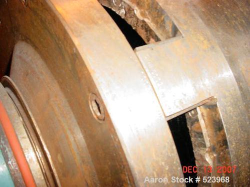 USED: Sharples PM-75000 Super-D-Canter centrifuge. 316/317 stainless steel construction on product contact areas, max bowl speed 2500 rpm, single lead conveyor with sintered tungsten carbide wear pro...