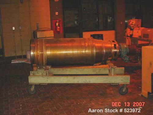 USED: Sharples PM-75000 Super-D-Canter centrifuge. 316/317 stainless steel construction on product contact areas, max bowl speed 2500 rpm, single lead conveyor with sintered tungsten carbide wear pro...