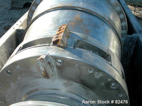 Bowl grooves USED: Tomoe/Sharples PM-75000 Super-D-Canter centrifuge, 316 stainless steel construction on product contact areas. Max bowl speed 2700 rpm, 10" single lead conveyor with sintered tungst...