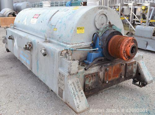 Used Stainless Steel Sharples Super-D-Canter Centrifuge, PM-76000