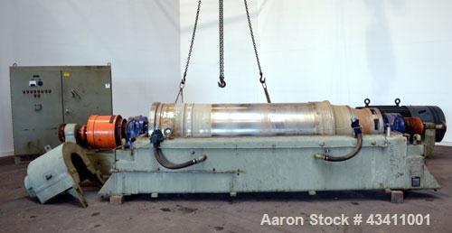 Used- Stainless Steel Sharples Super-D-Canter Centrifuge, PM-76000