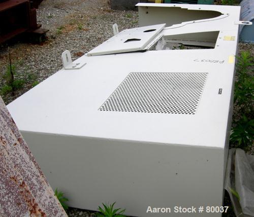 Used Sharples PM-85000 Super-D-Canter Centrifuge, 316 Stainless Steel Construction on Product Contact Areas. Max bowl speed 2345 RPM, sintered tungsten carbide lined beach section, 12" single lead tr...