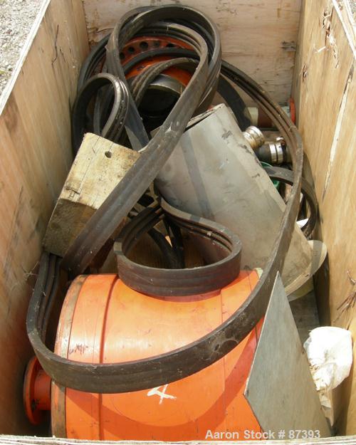 USED: Sharples PM-85000 Super-D-Canter centrifuge, 316 stainless steel construction on product contact areas. Max bowl speed 2345 rpm, sintered tungsten carbide lined beach section, 12" single lead t...