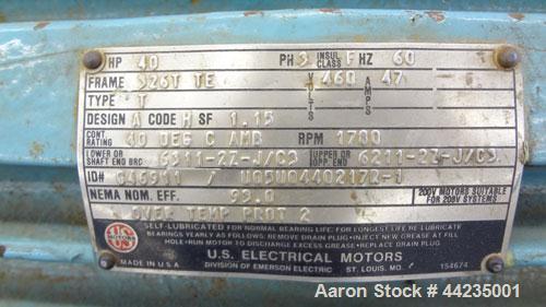 Used Sharples PM-35000 Super-D-Canter Centrifuge. 316 Stainless steel construction (product contact areas), maximum bowl speed 3250 rpm, 5" single lead tru-axial vaned conveyor with sintered tungsten...