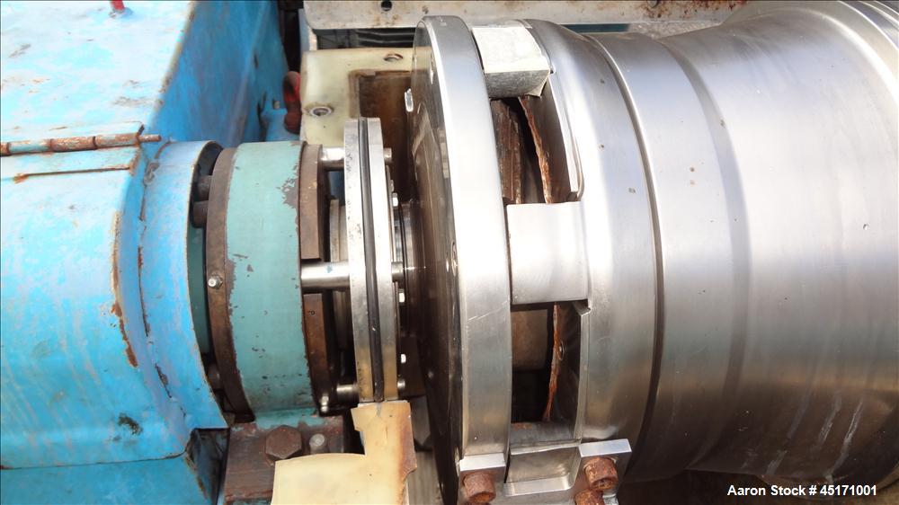 Used- Stainless Steel Sharples Super-D-Canter Centrifuge