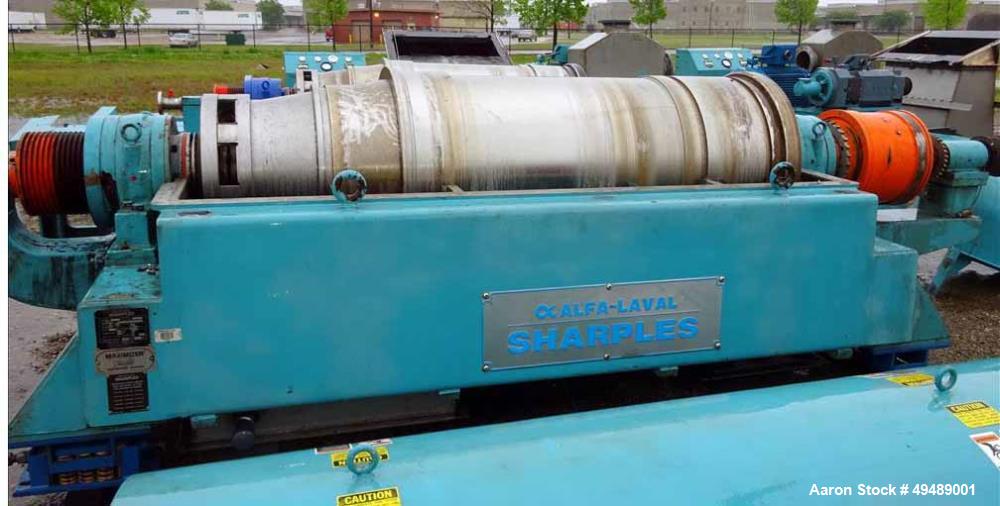 Used Sharples PM-75000 Super-D-Canter Centrifuge, stainless steel construction