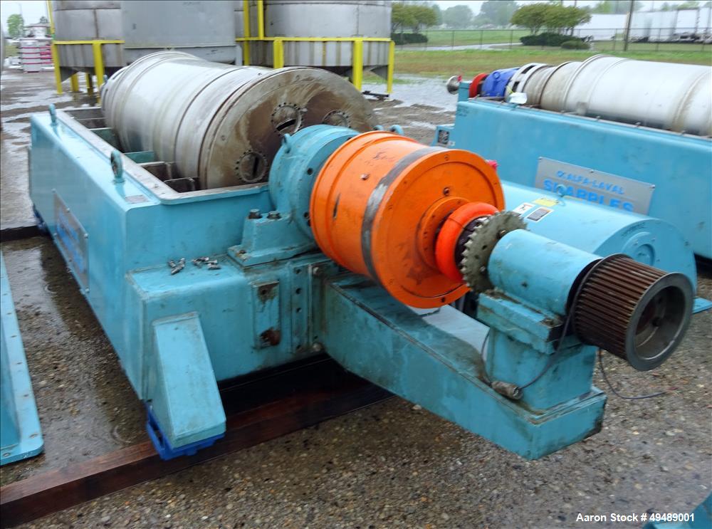 Used Sharples PM-75000 Super-D-Canter Centrifuge, stainless steel construction