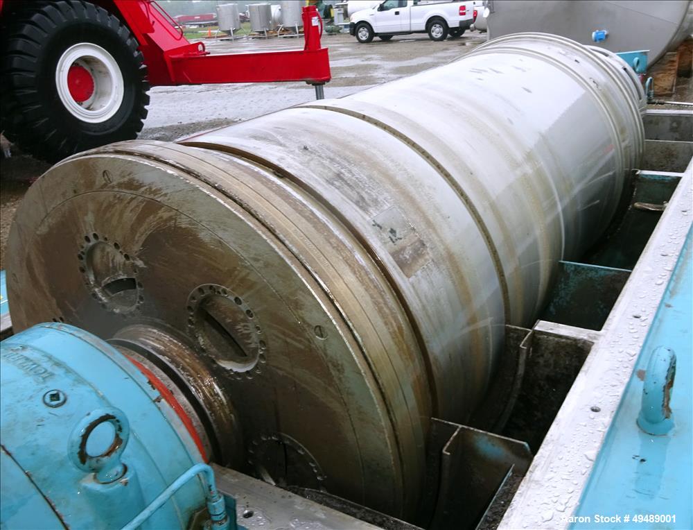Used Sharples PM-75000 Super-D-Canter Centrifuge, stainless steel construction