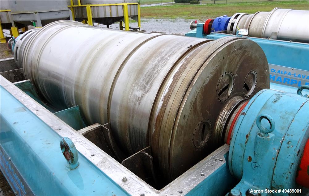 Used Sharples PM-75000 Super-D-Canter Centrifuge, stainless steel construction
