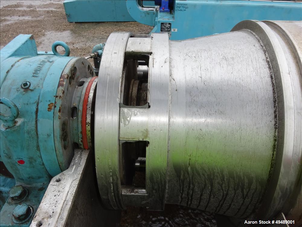 Used Sharples PM-75000 Super-D-Canter Centrifuge, stainless steel construction